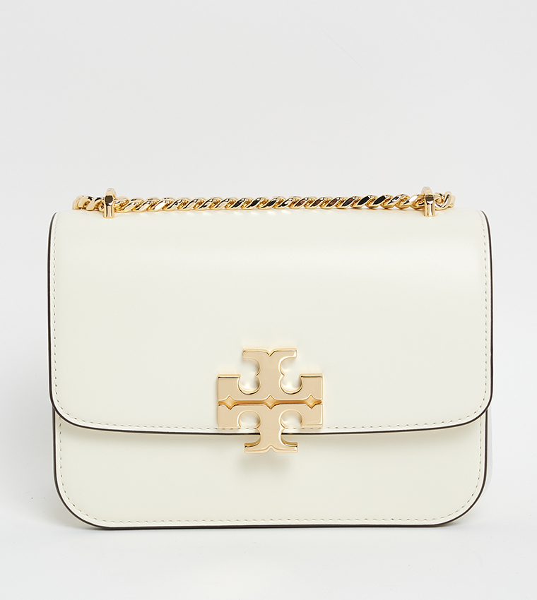 ELEANOR Logo Detail Flap Convertible Shoulder Bag