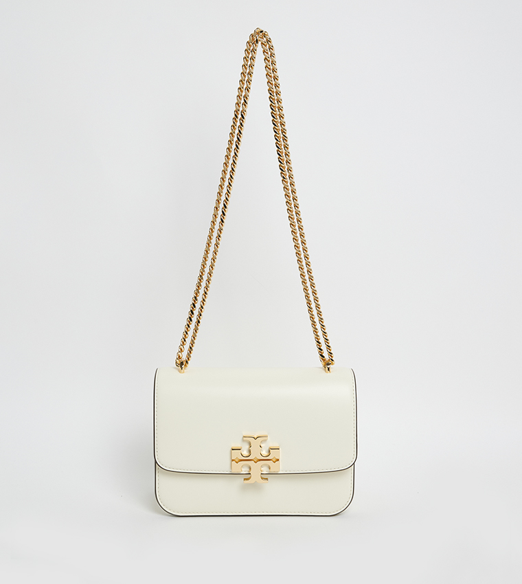 ELEANOR Logo Detail Flap Convertible Shoulder Bag