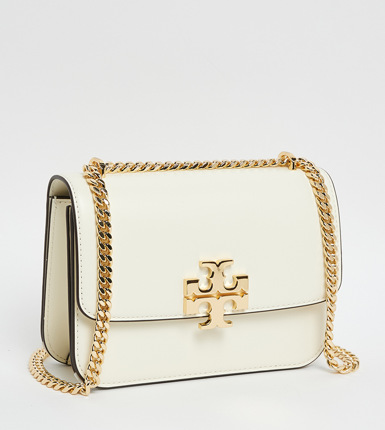 ELEANOR Logo Detail Flap Convertible Shoulder Bag