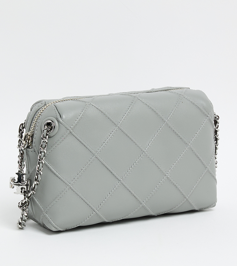 FLEMING Textured Crossbody Bag