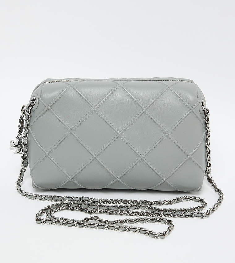 FLEMING Textured Crossbody Bag