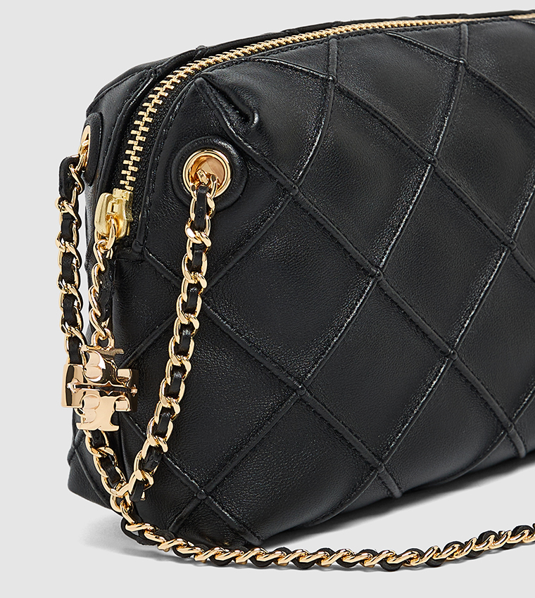 FLEMING Textured Crossbody Bag