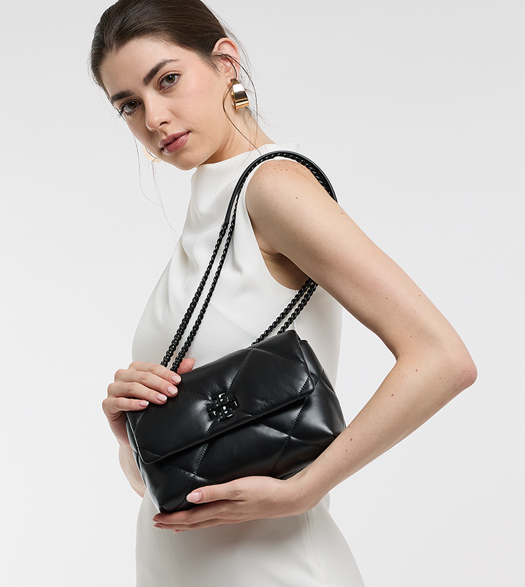 KIRA Quilted Flap Convertible Shoulder Bag