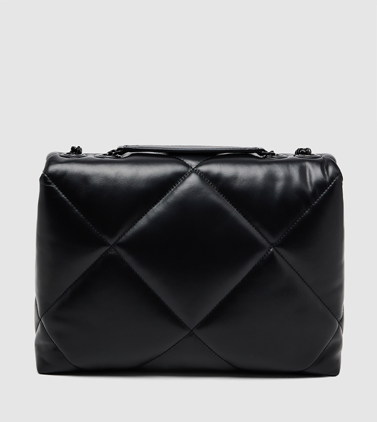 KIRA Diamond Quilted Convertible Shoulder Bag