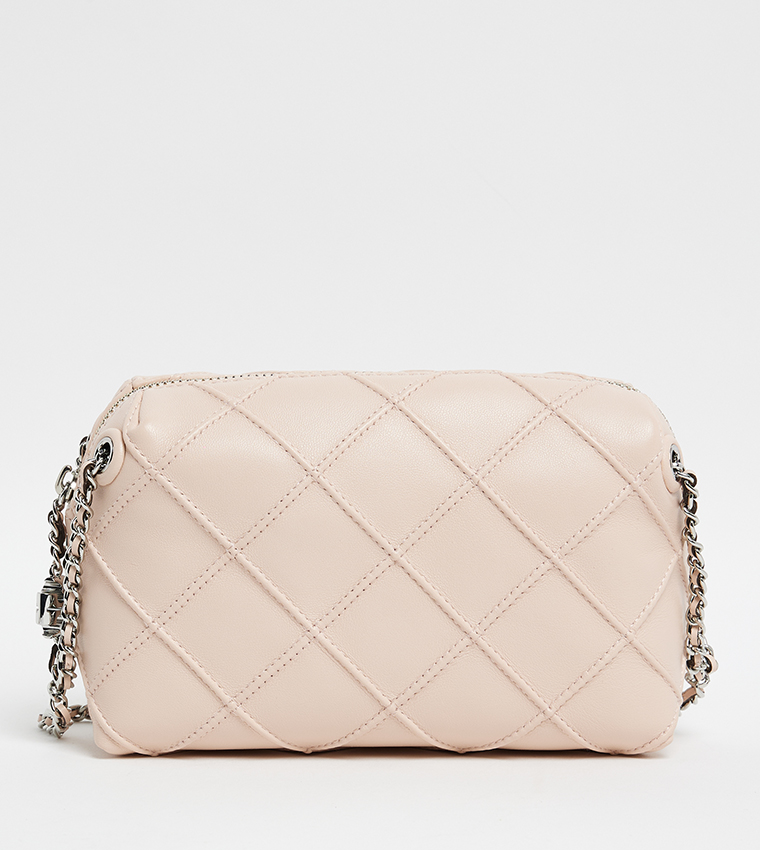FLEMING Textured Crossbody Bag