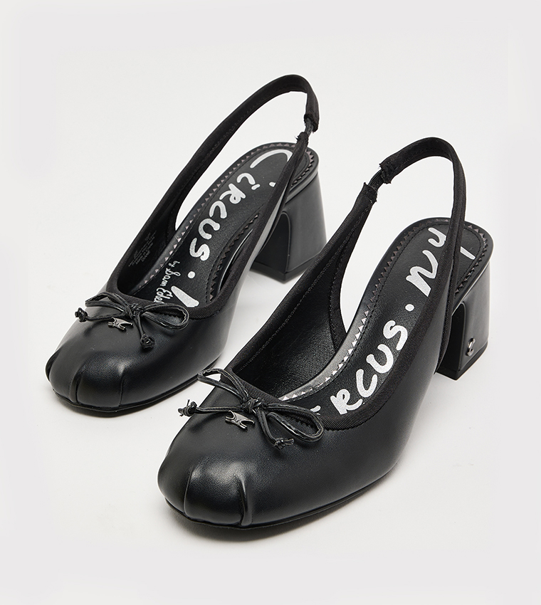 DIANE Block Heel Slingback Pumps