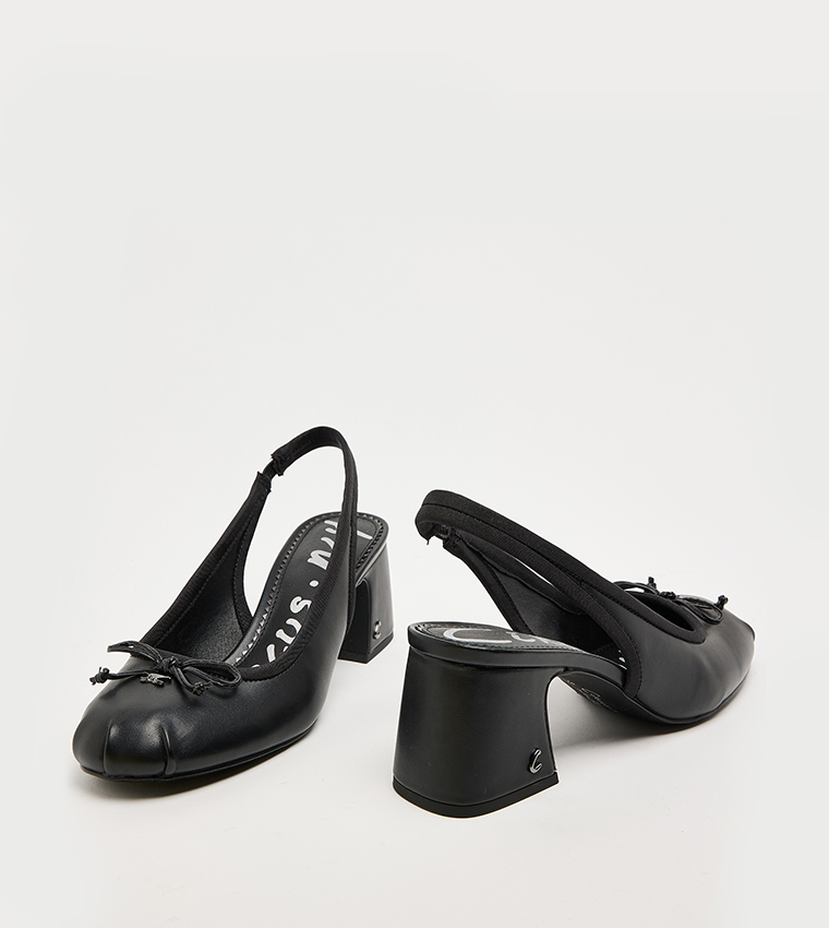 DIANE Block Heel Slingback Pumps