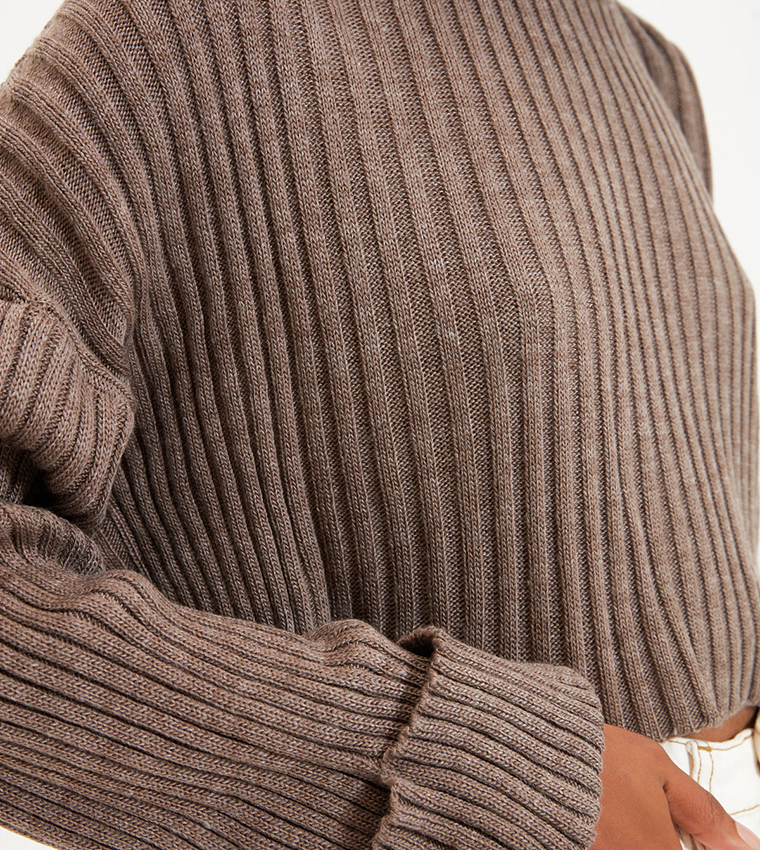 Crop Knitwear Sweater