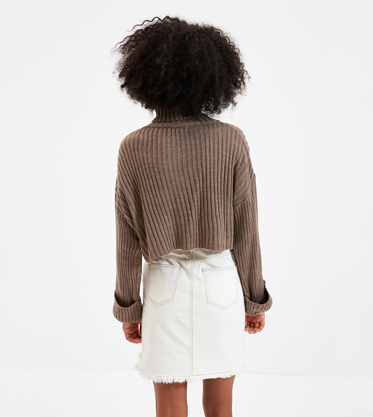 Crop Knitwear Sweater