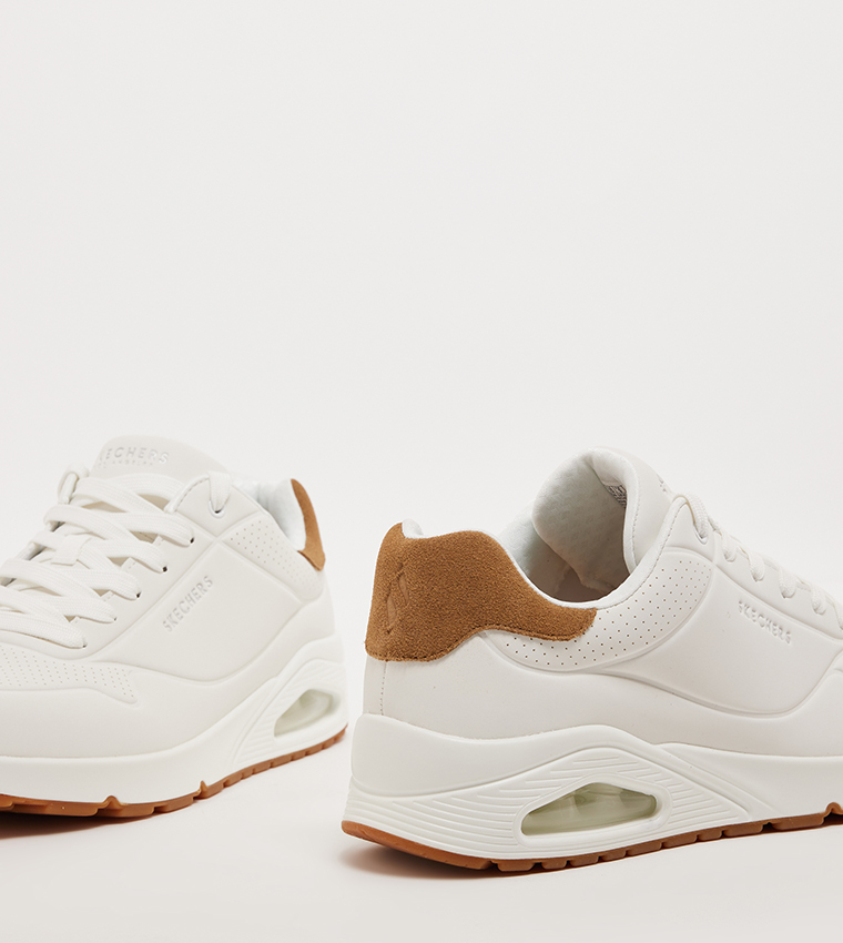 UNO Perforated Lace Up Sneakers