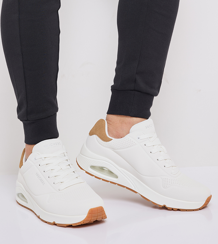 UNO Perforated Lace Up Sneakers