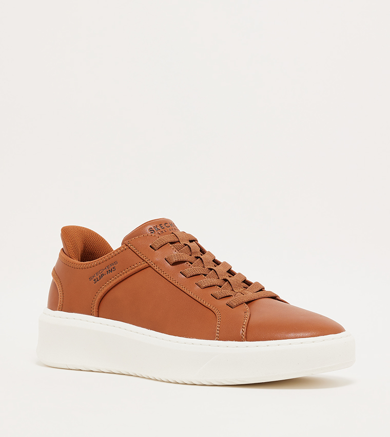 COURT BREAK Lace-Up Sneakers