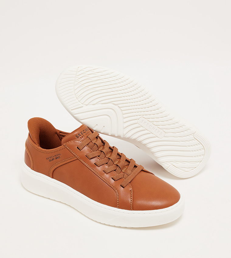 COURT BREAK Lace-Up Sneakers