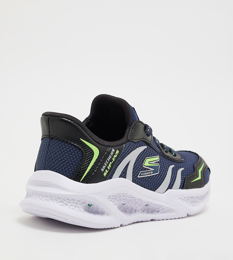 METEOR-LIGHTS Logo Detail Slip-On Shoes