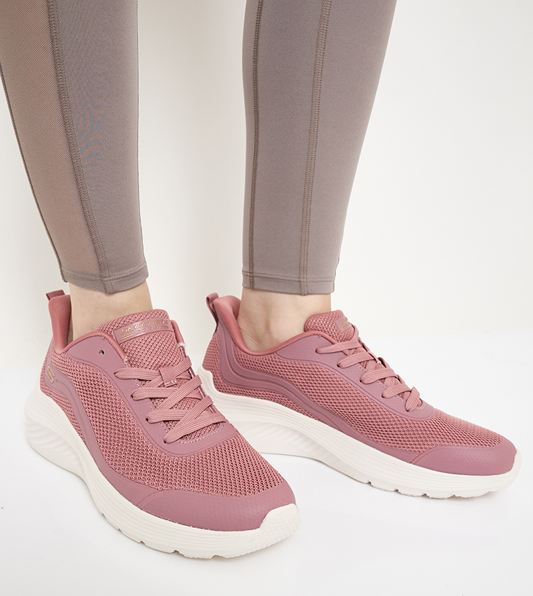 BOBS SQUAD WAVES Mesh Slip-On Shoes