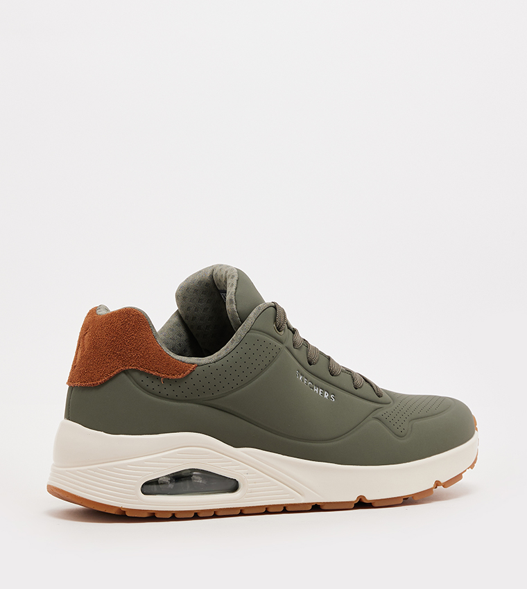 UNO Perforated Lace Up Sneakers
