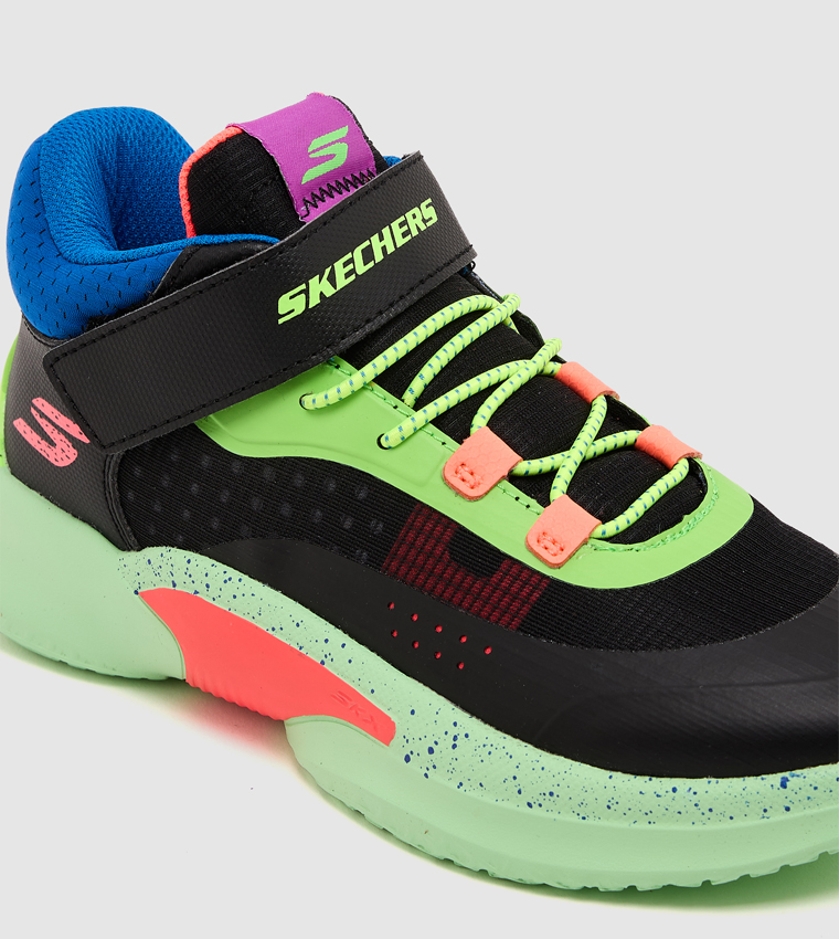 SKX HYPE Color Block Velcro Closure Sneakers