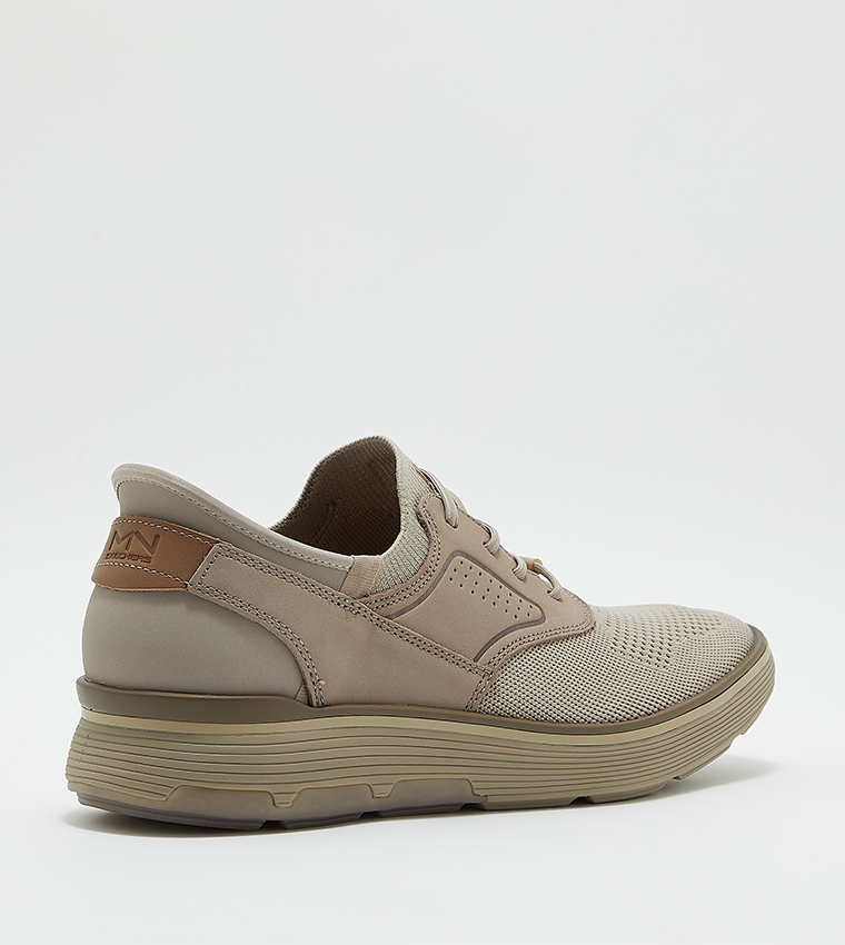 NASON Logo Detail Slip-On Shoes