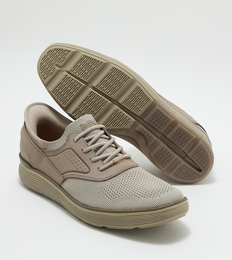 NASON Logo Detail Slip-On Shoes
