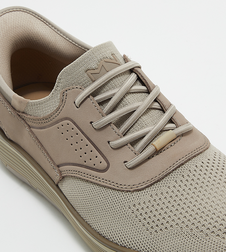 NASON Logo Detail Slip-On Shoes
