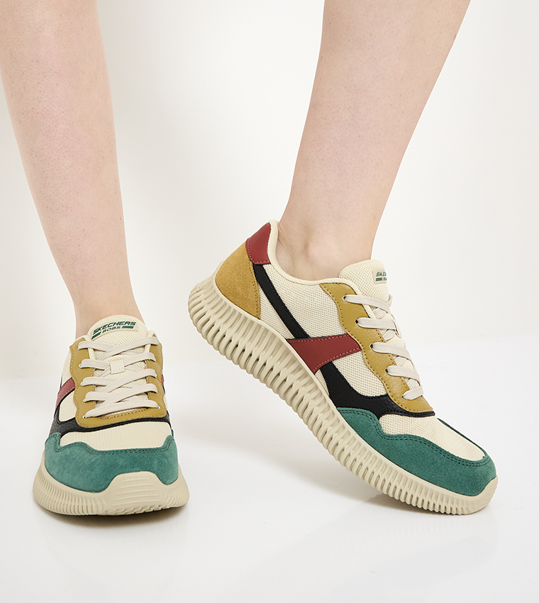 BOBS GEO Color Block Sneakers