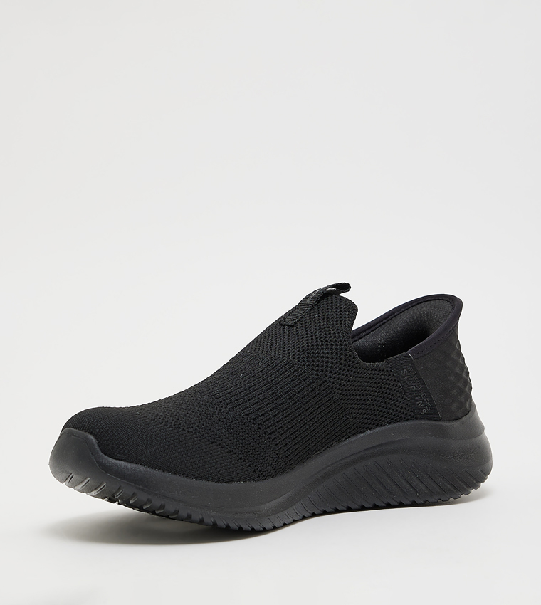ULTRA FLEX 3.0 Logo Detail Knitted Slip-On Shoes