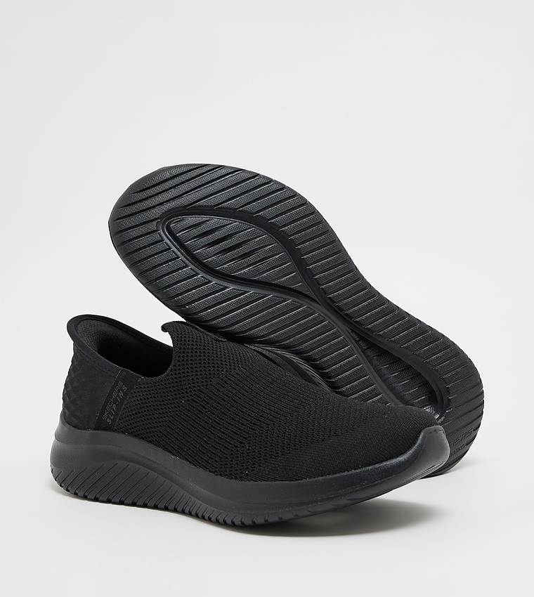 ULTRA FLEX 3.0 Logo Detail Knitted Slip-On Shoes