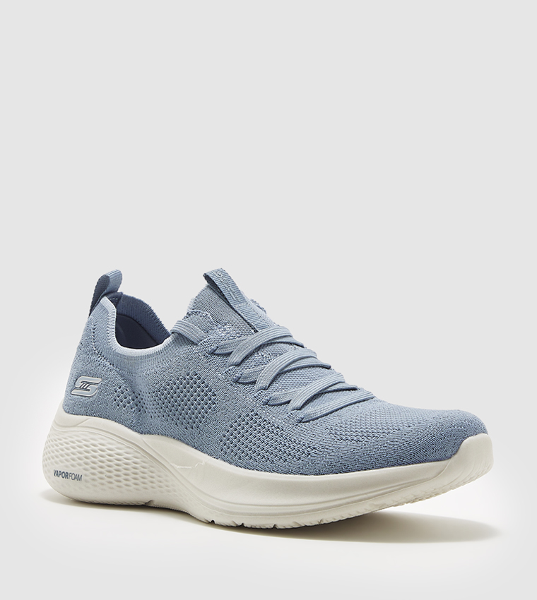 BOBS INFINITY Knitted Lace-Up Sneakers