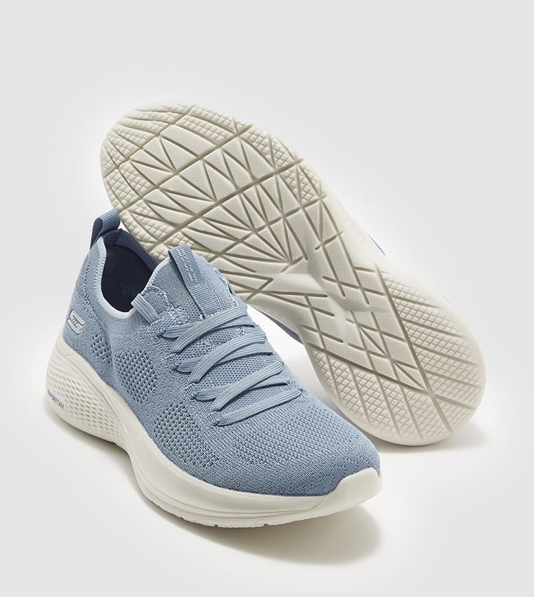 BOBS INFINITY Knitted Lace-Up Sneakers