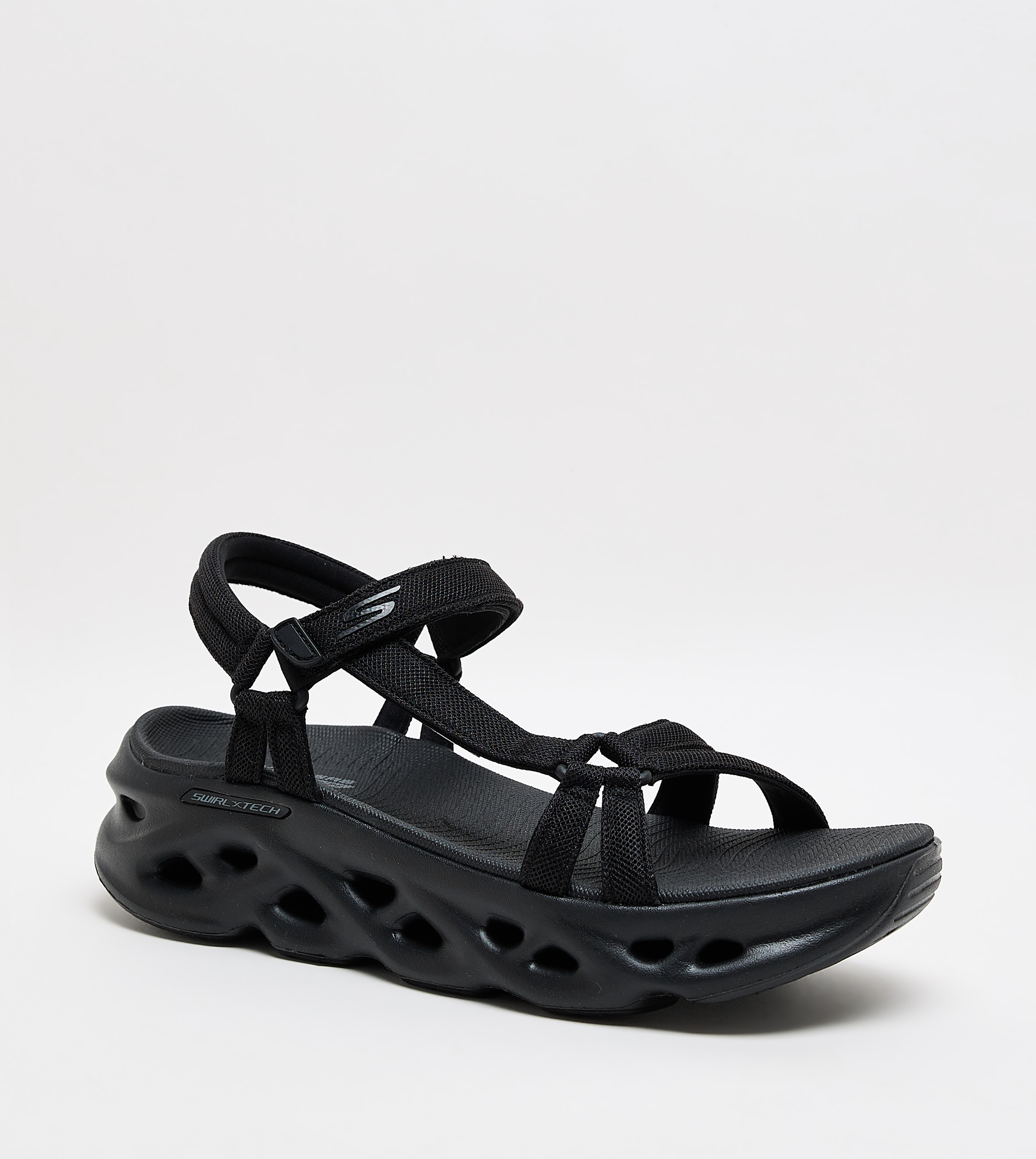 Go Swirl Tech Velcro Platform Sandals