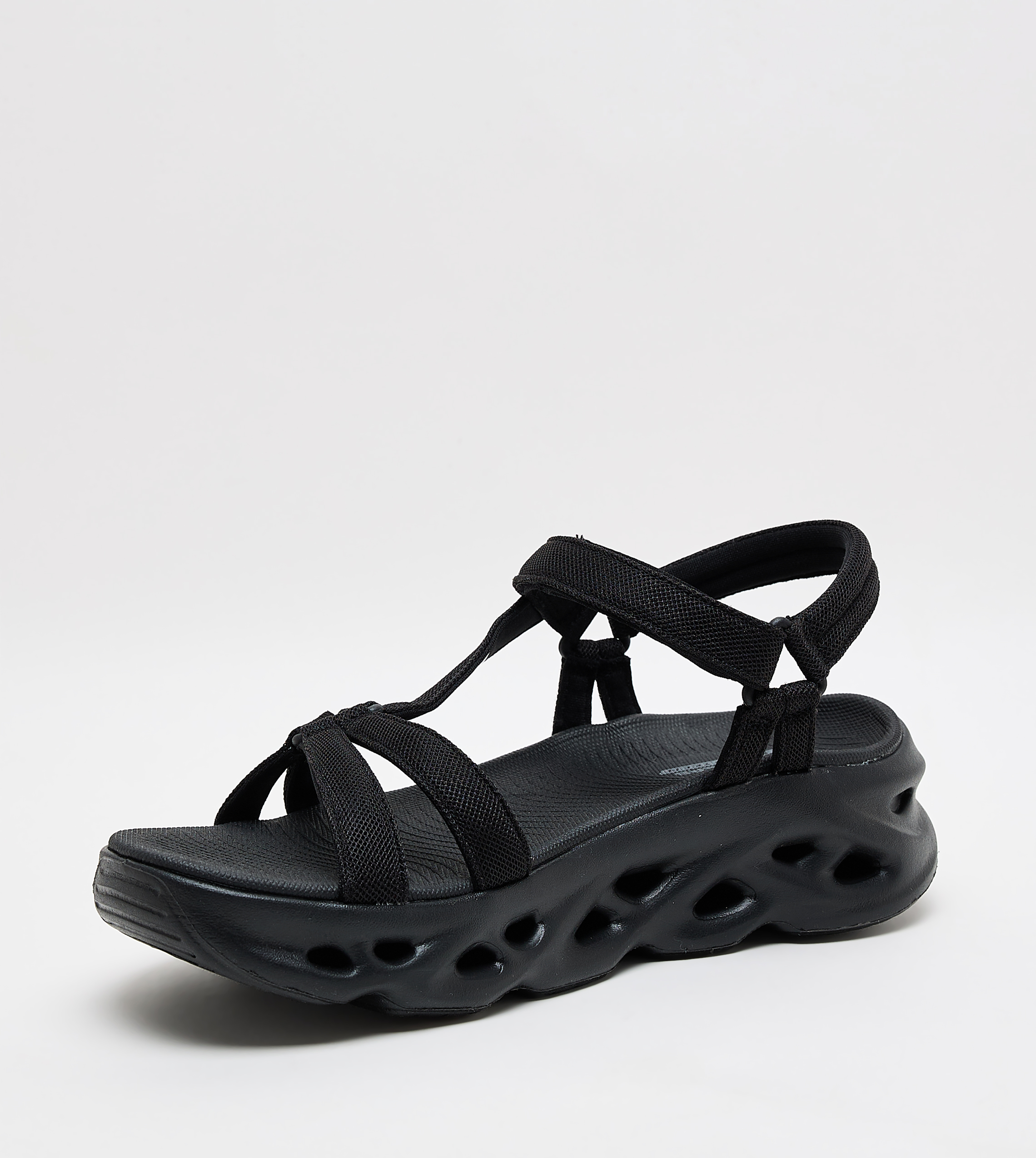 Go Swirl Tech Velcro Platform Sandals