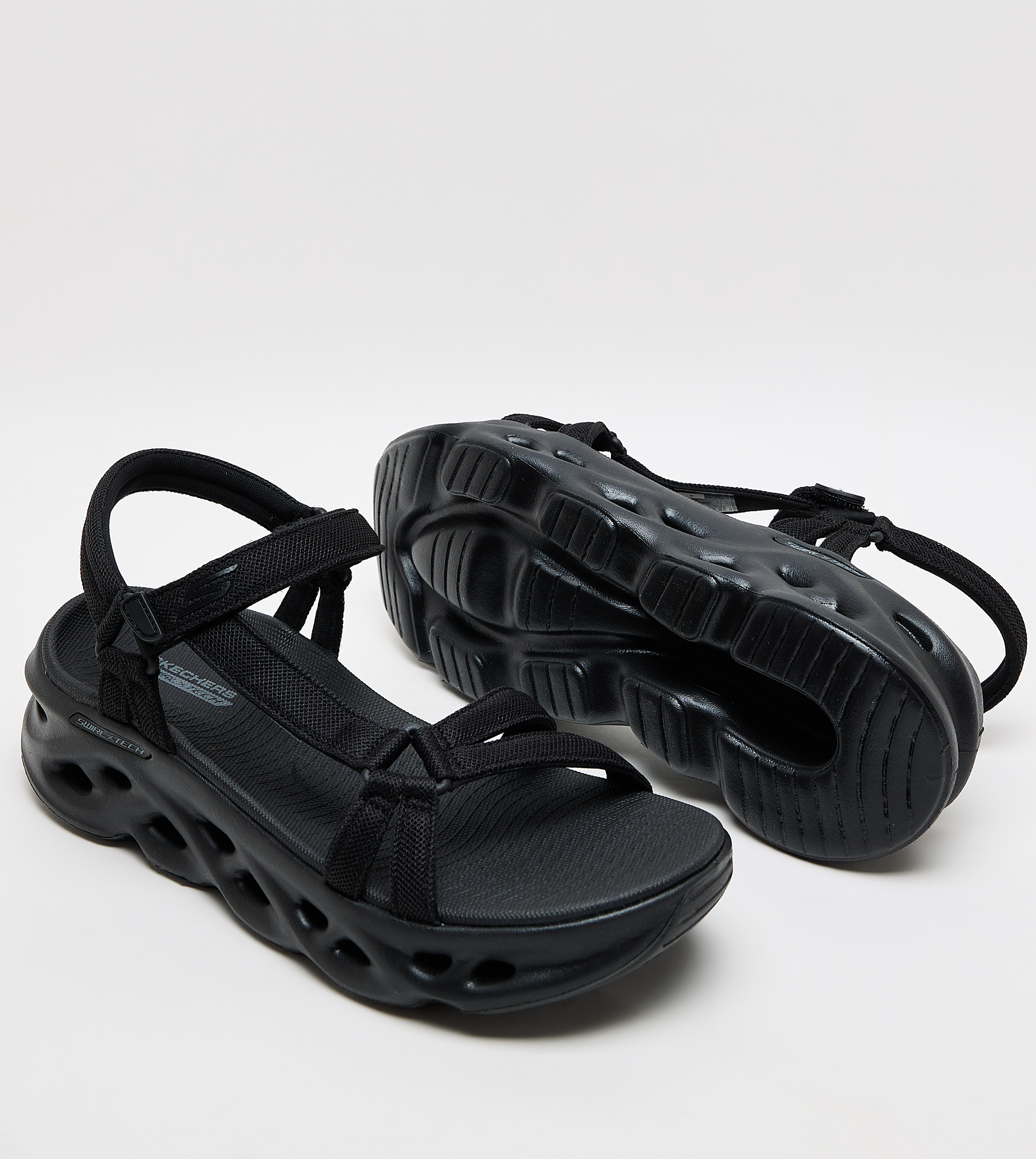 Go Swirl Tech Velcro Platform Sandals
