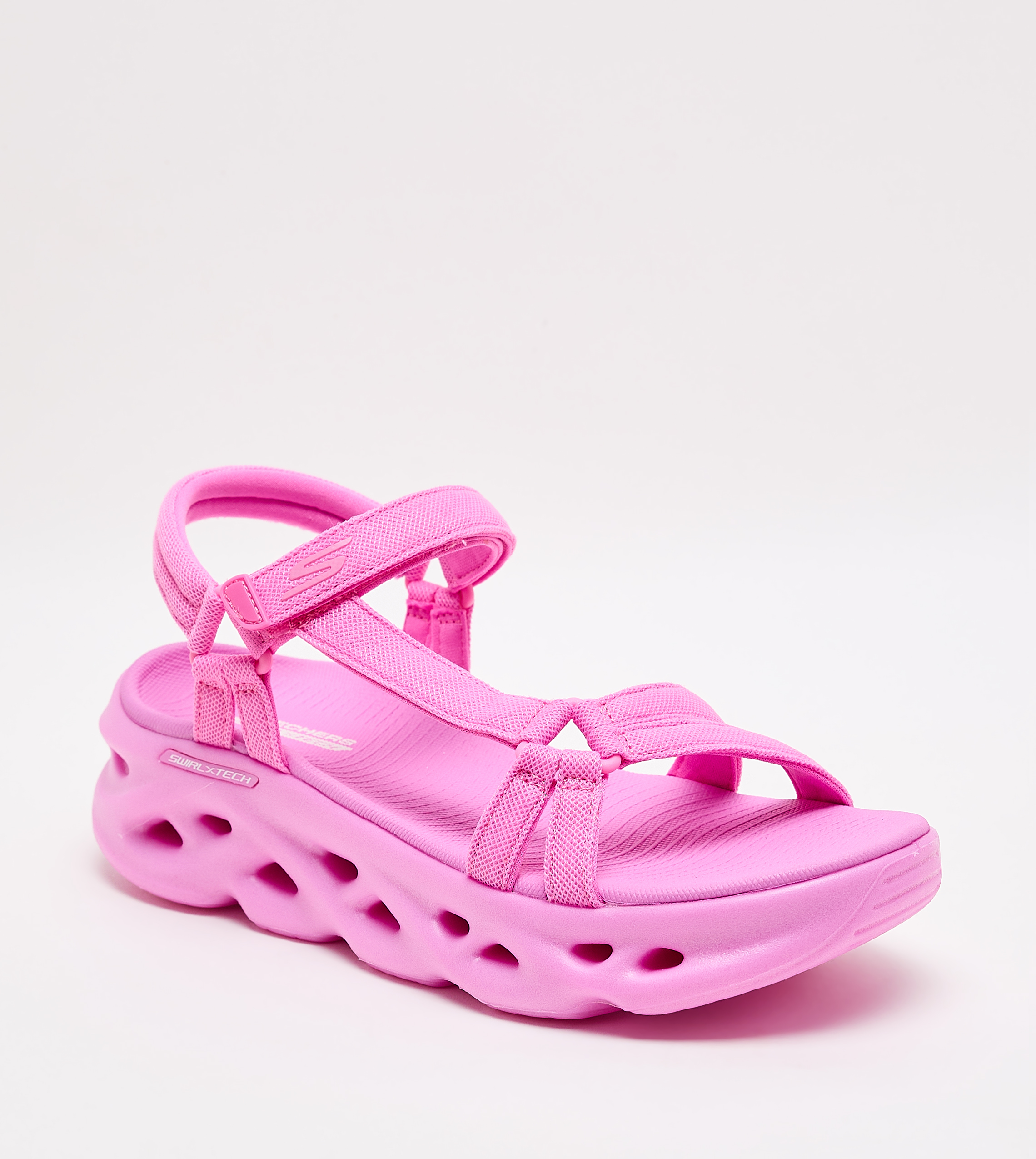 Go Swirl Tech Velcro Platform Sandals