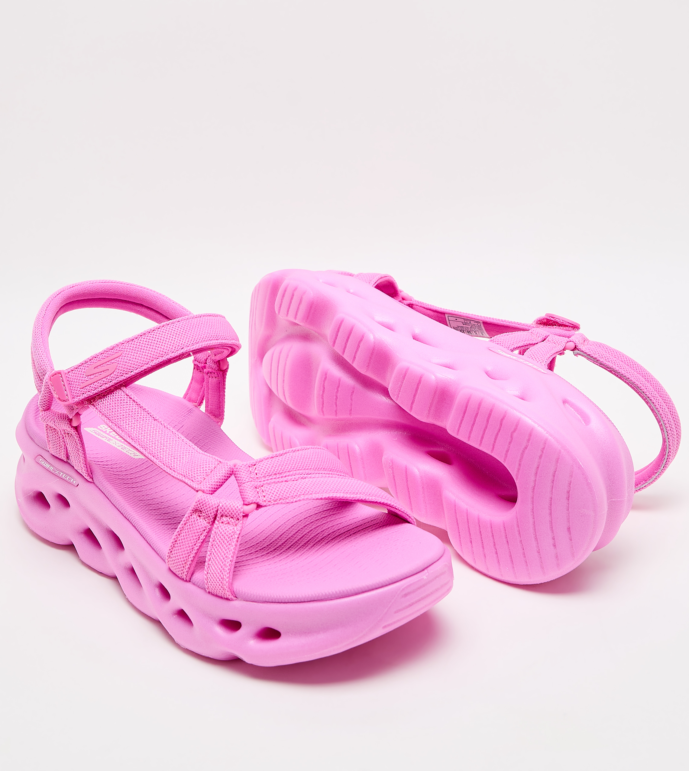 Go Swirl Tech Velcro Platform Sandals