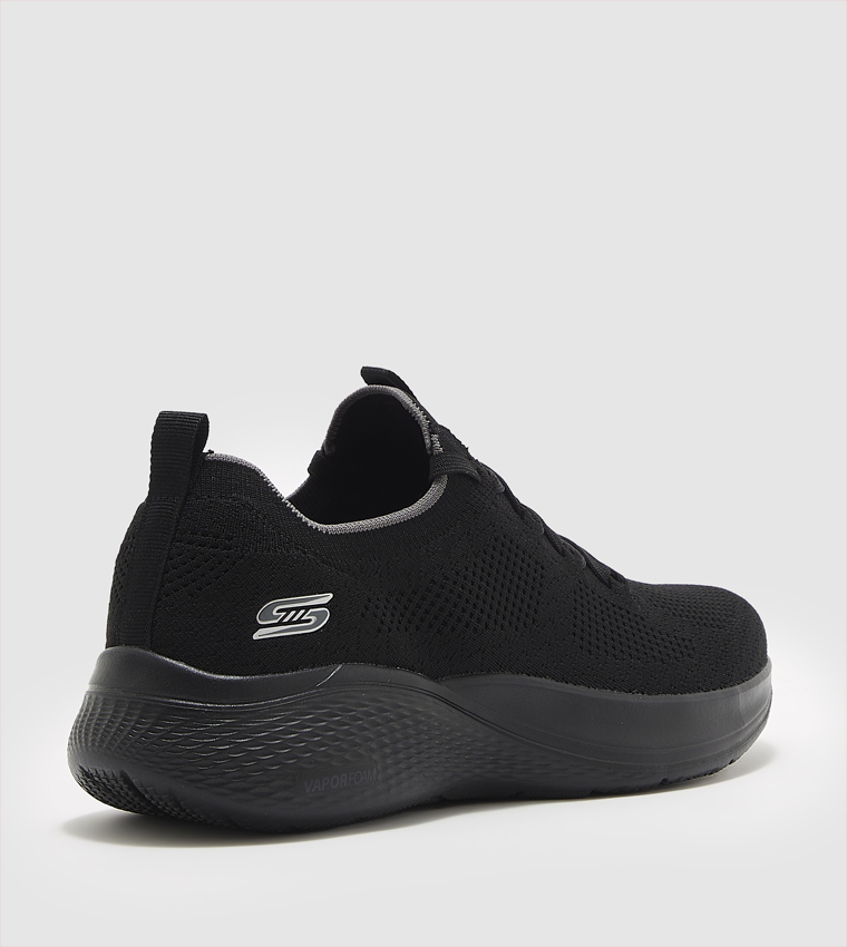 BOBS INFINITY Knitted Lace-Up Sneakers