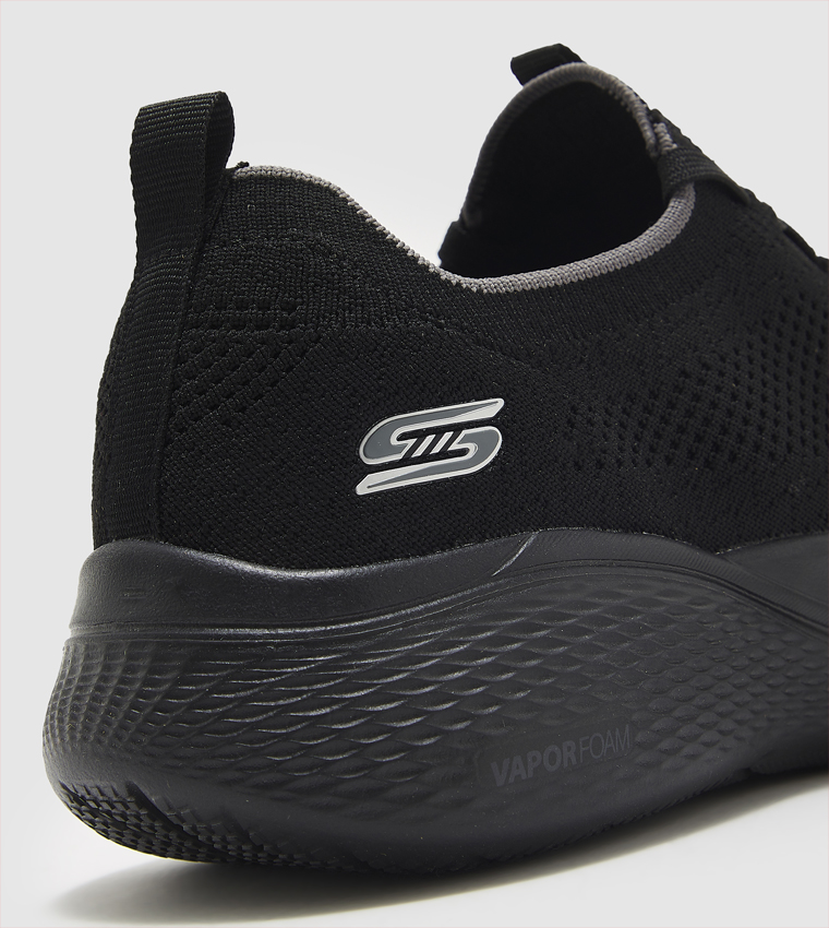 BOBS INFINITY Knitted Lace-Up Sneakers