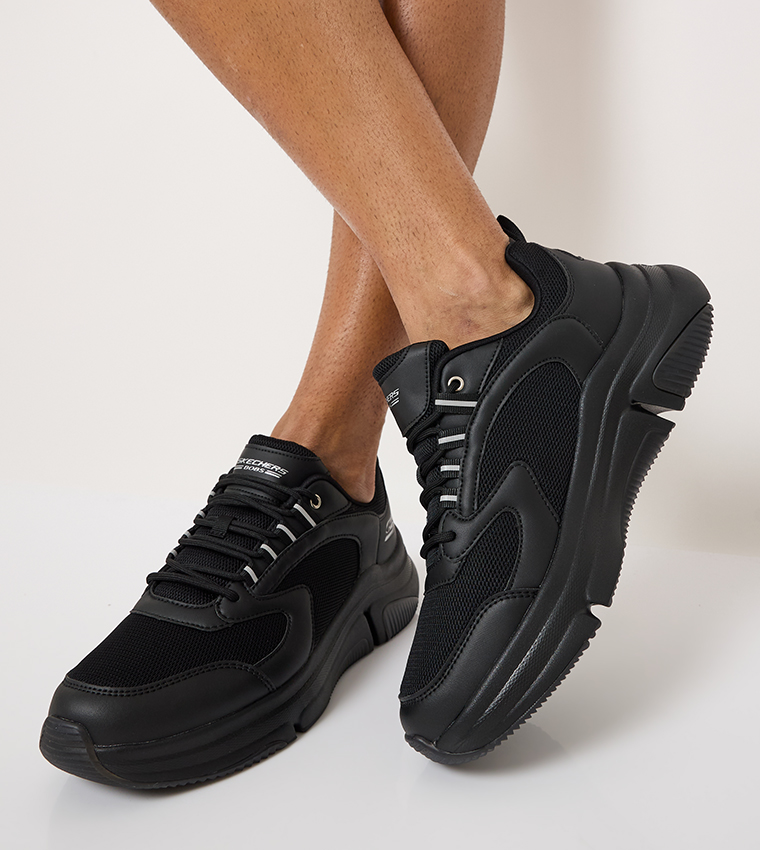 BOBS SPARROW FLEX Knitted Lace-Up Shoes