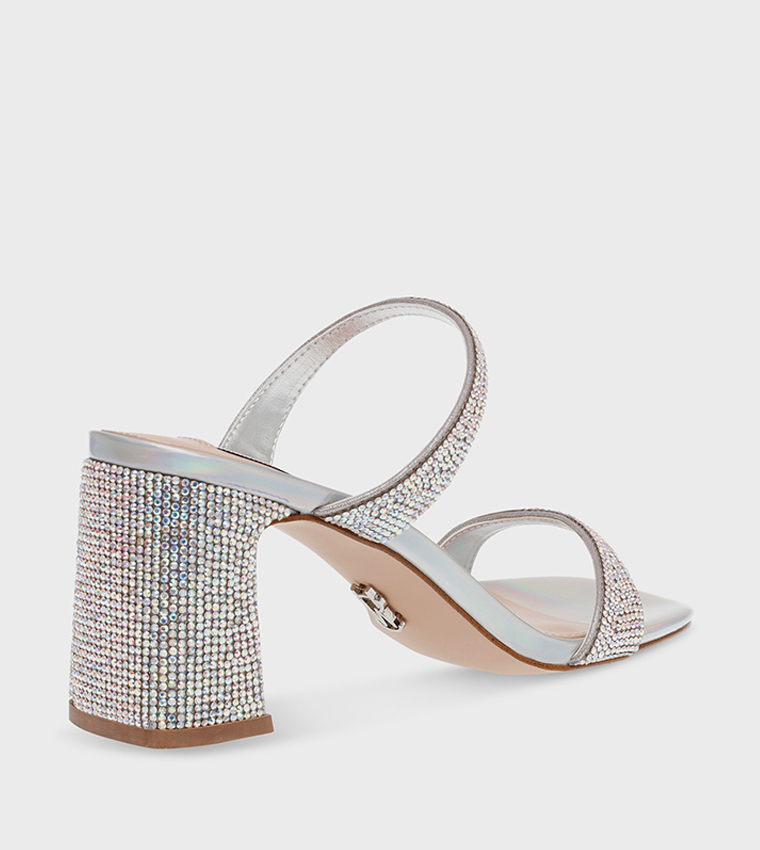 ZIYA-R Embellished Block Heel Sandals