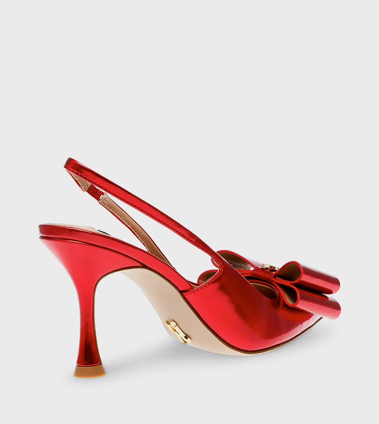 CELEBRATE Bow Detail Slingback Pumps