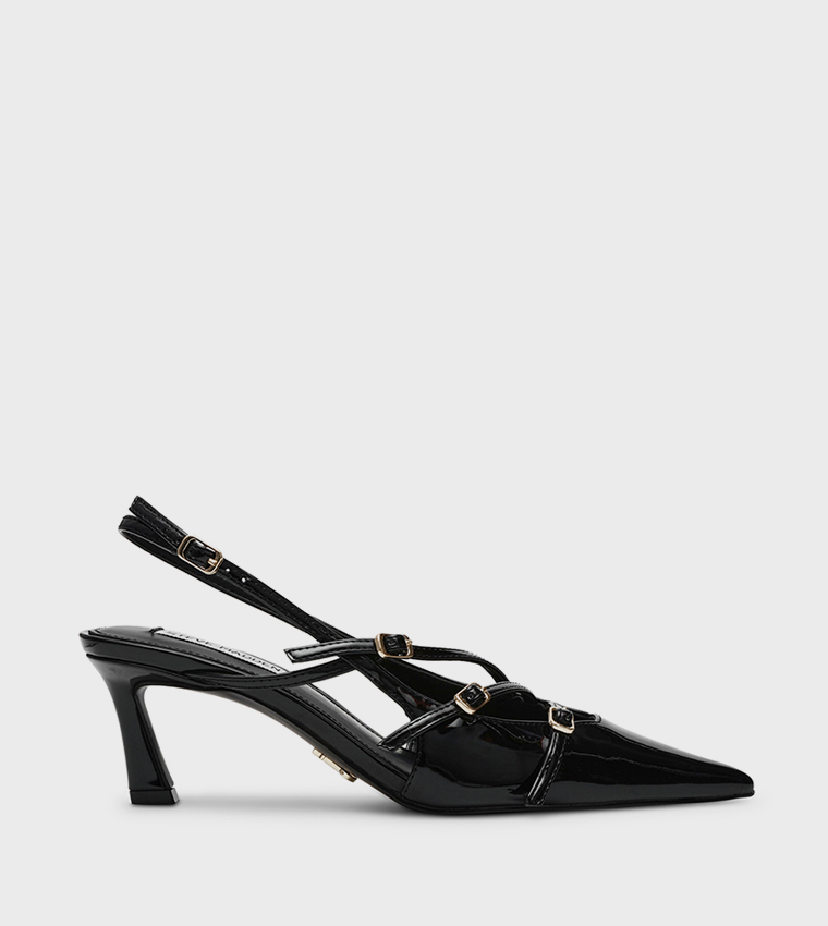 LIANA  Buckle Detail Slingback Pumps