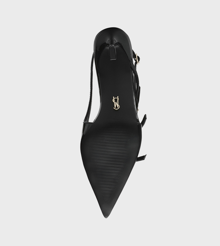 LIANA  Buckle Detail Slingback Pumps