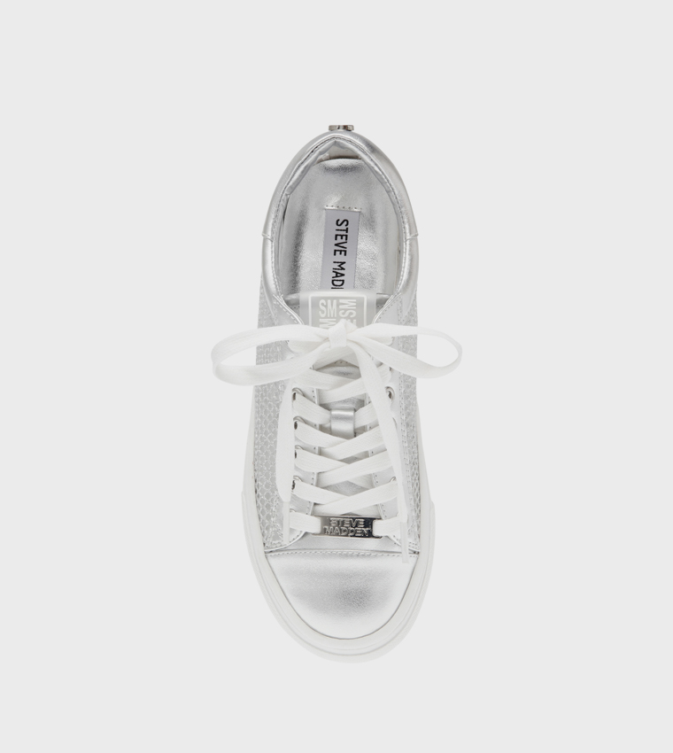CAPTIVE-M Textured Lace Up Sneakers