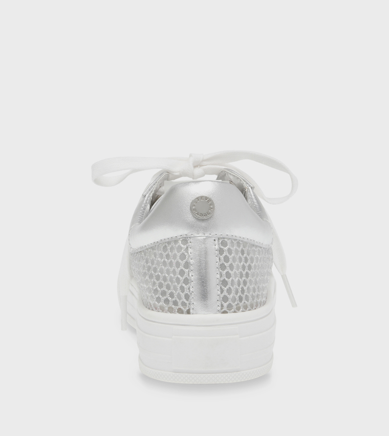 CAPTIVE-M Textured Lace Up Sneakers