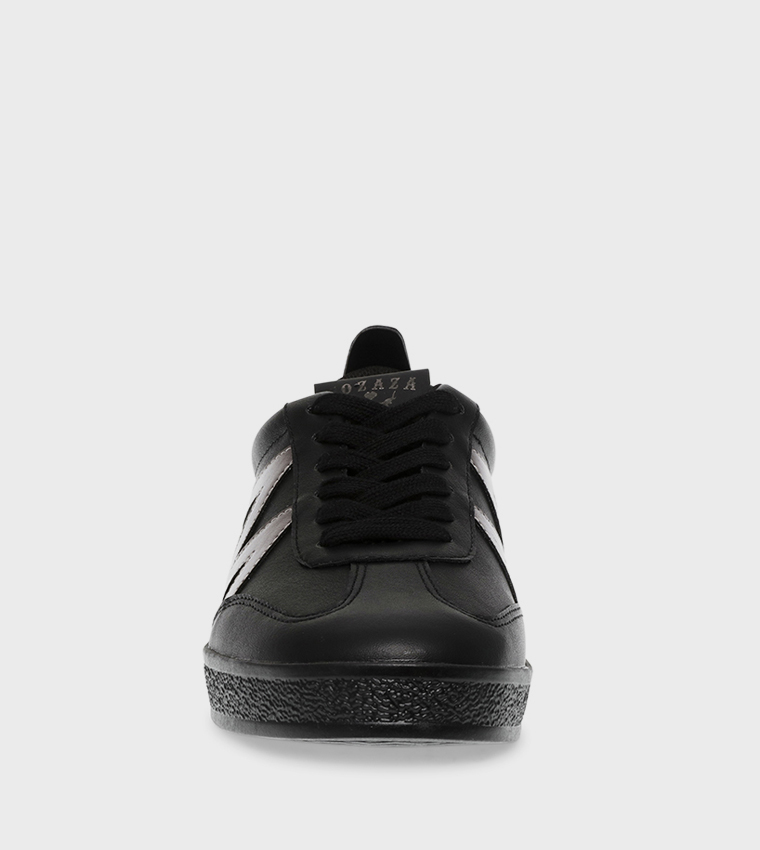 Buy Steve Madden DUPLEXS Lace Up Sneakers In Black | 6thStreet Saudi Arabia