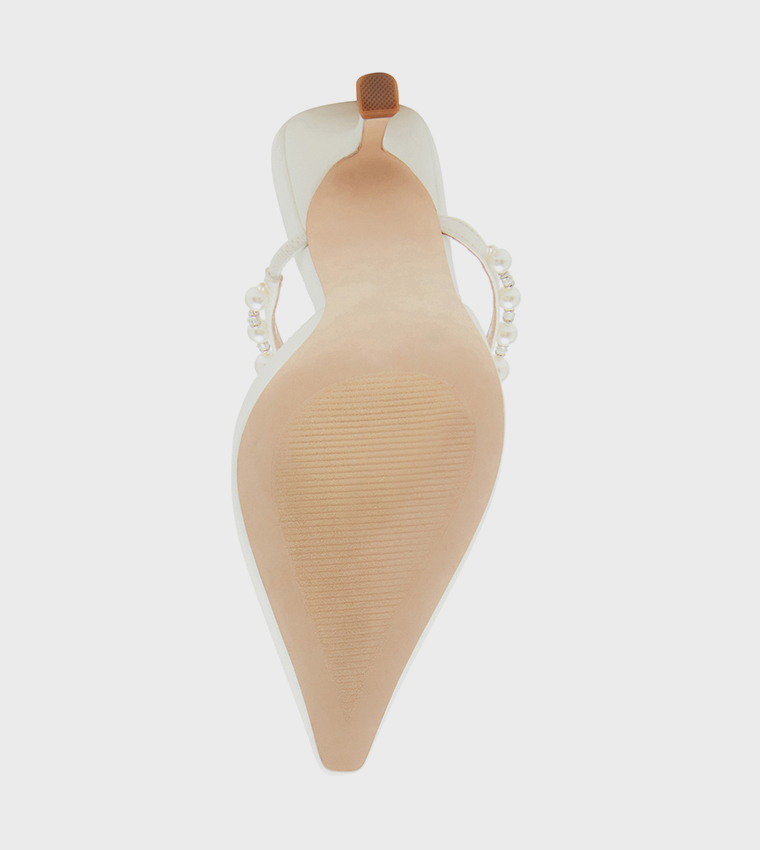 BRECKI-P Embellished Heeled Mules