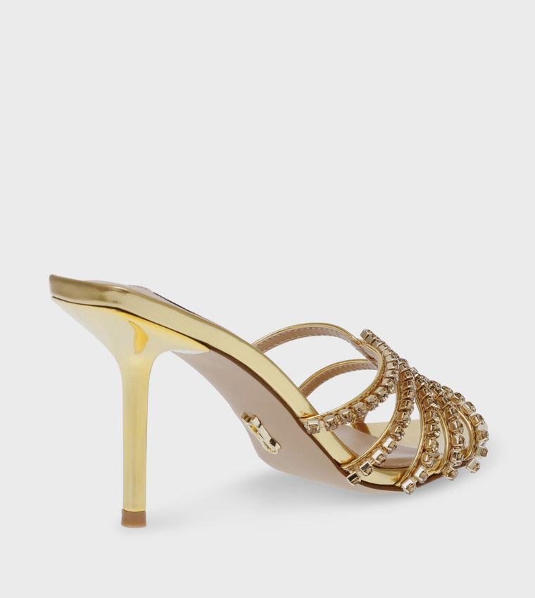 FENNA Embellished Heel Sandals