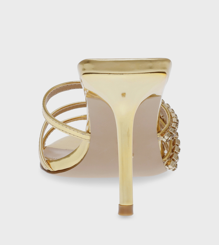 FENNA Embellished Heel Sandals