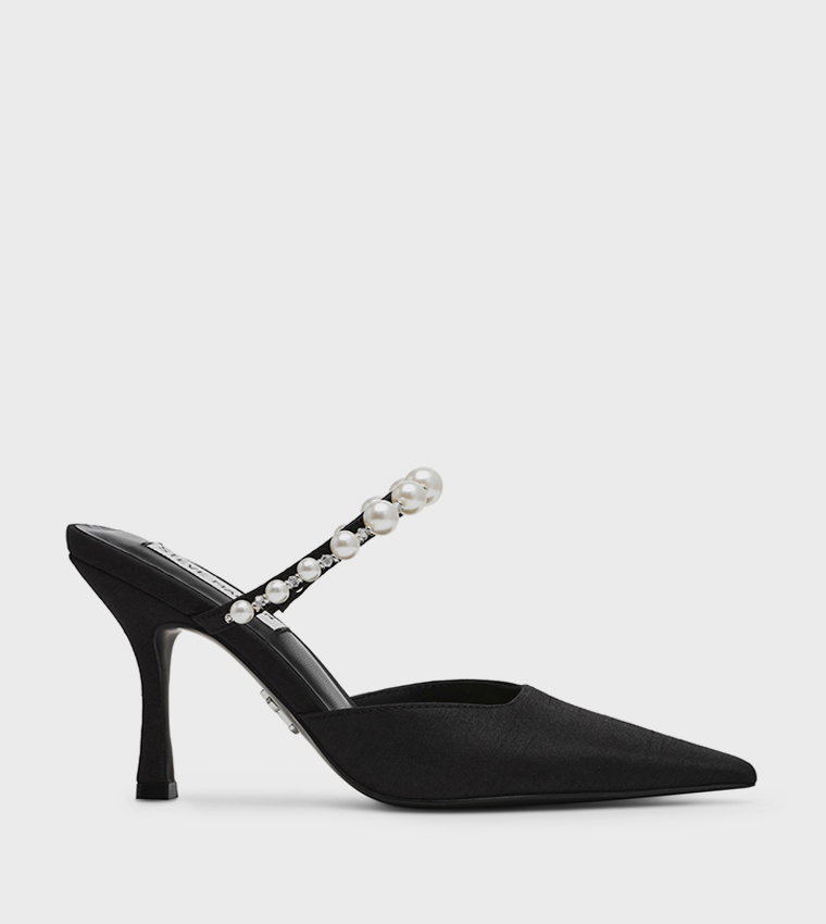 BRECKI-P Embellished Heeled Mules
