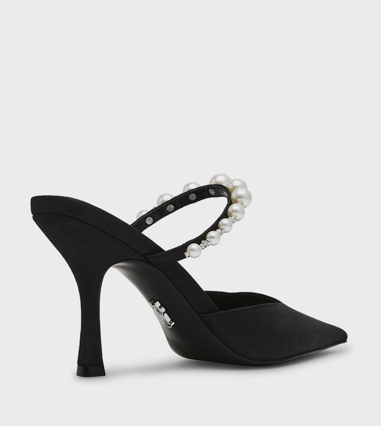 BRECKI-P Embellished Heeled Mules