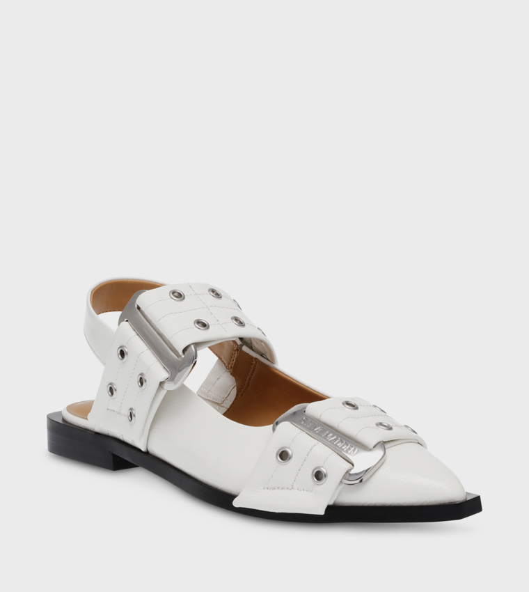 GRAND AVE Eyelet Detail Flat Shoes